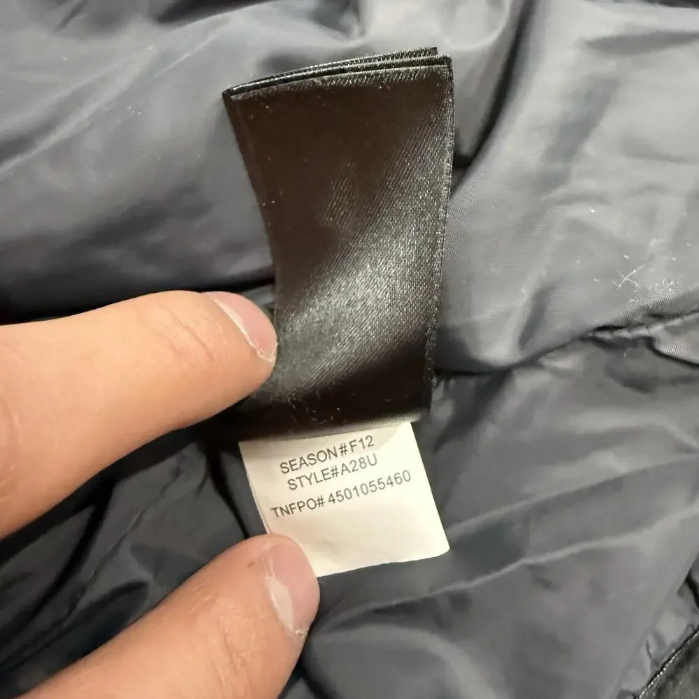 The North Face Puffer Jacket Mens Black Junction Insulated Full Zip Small